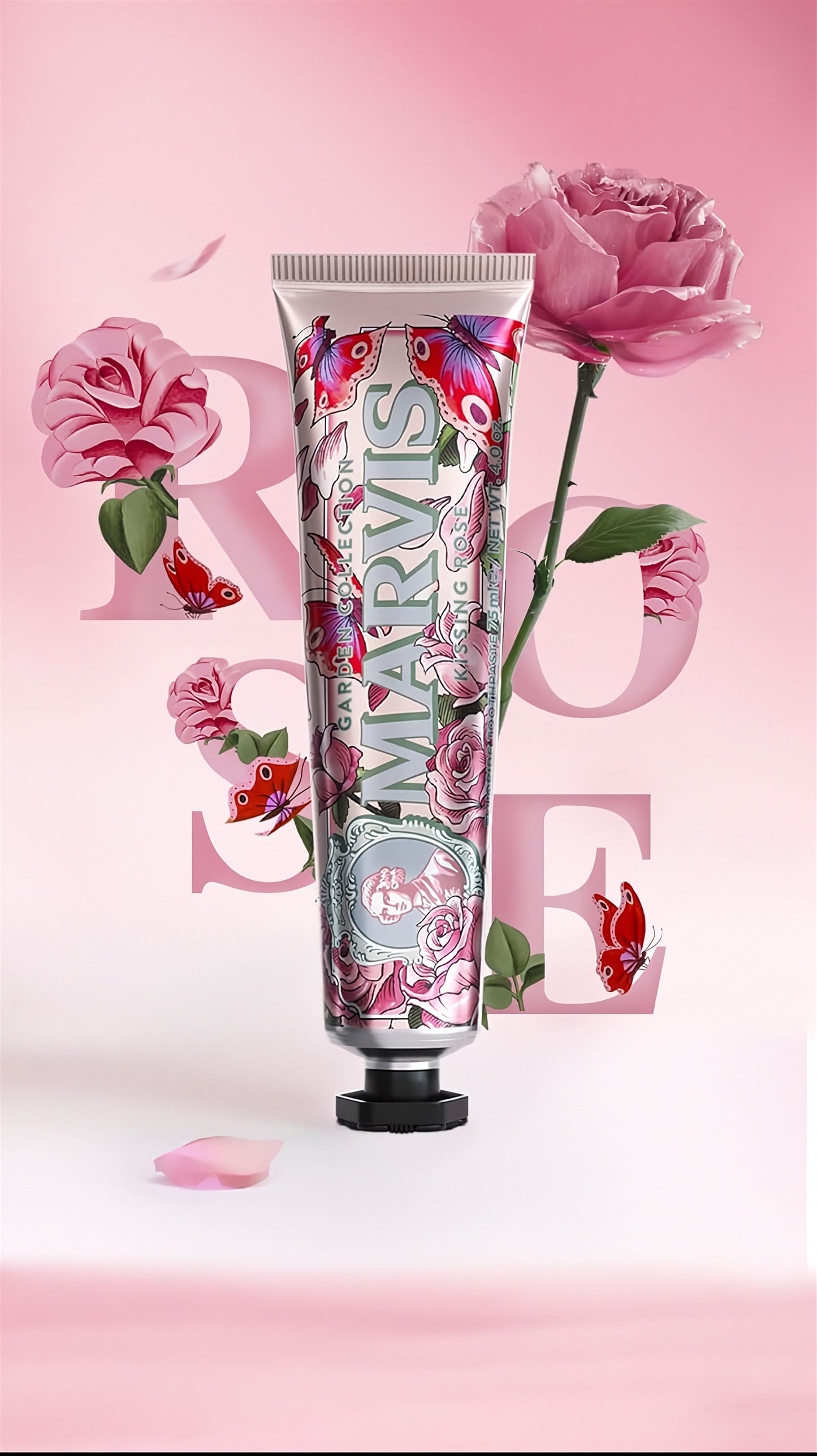 Marvis Kissing Rose Limited Edition Toothpaste - 75 ML
