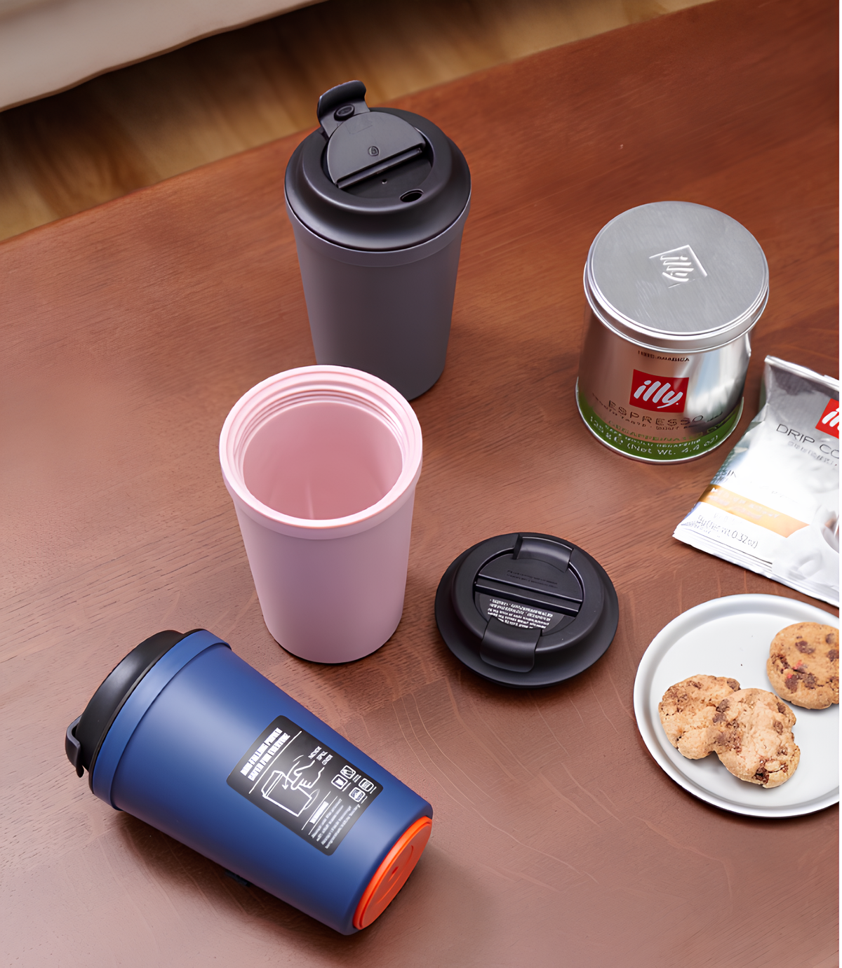 Idea Café Anti-Spill Suction Cup COFFEE CUP