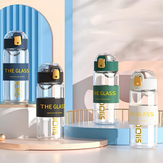 The SIMPLICITY AND FASHION Glass Water Bottle: Your New Hydration Companion