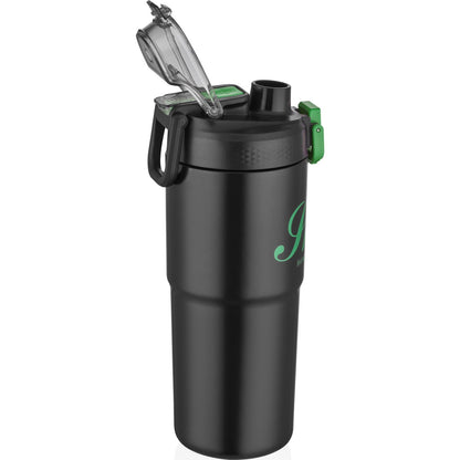 SHOTAY Premium Matte Sport Tumbler with Pop-Up Straw