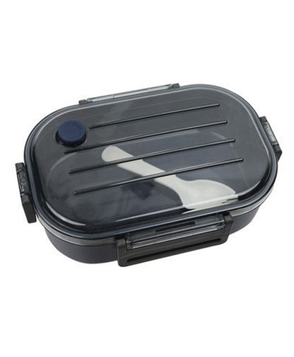 Leak-Proof Modular Lunch Box with Clear Lid & Spork