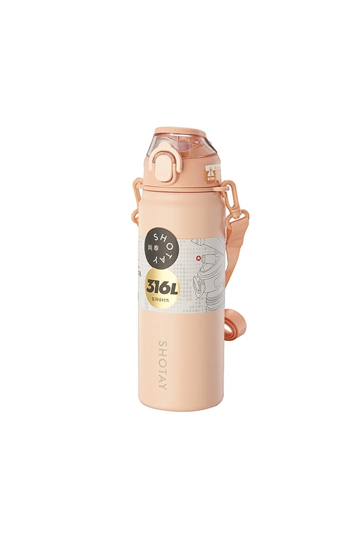 SHOTAY 750ml Stainless Steel Portable Thermos