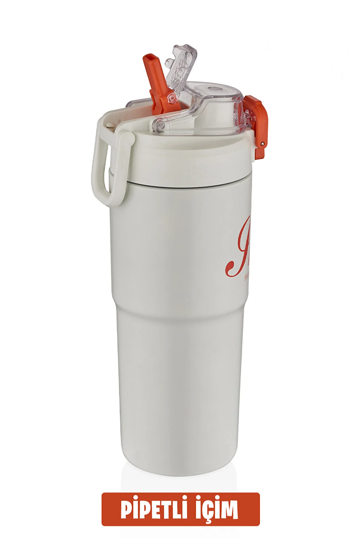 SHOTAY Premium Matte Sport Tumbler with Pop-Up Straw