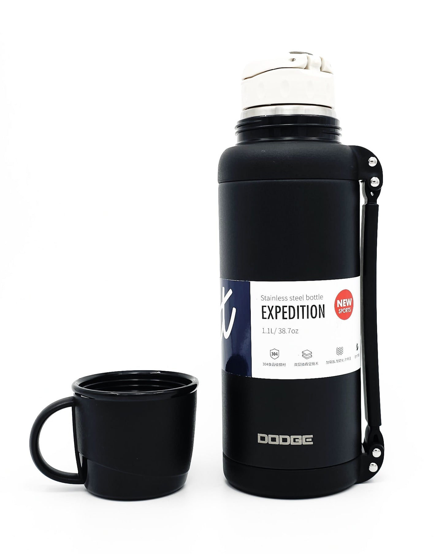 DODGE Expedition Rugged Stainless Steel Thermos Flask