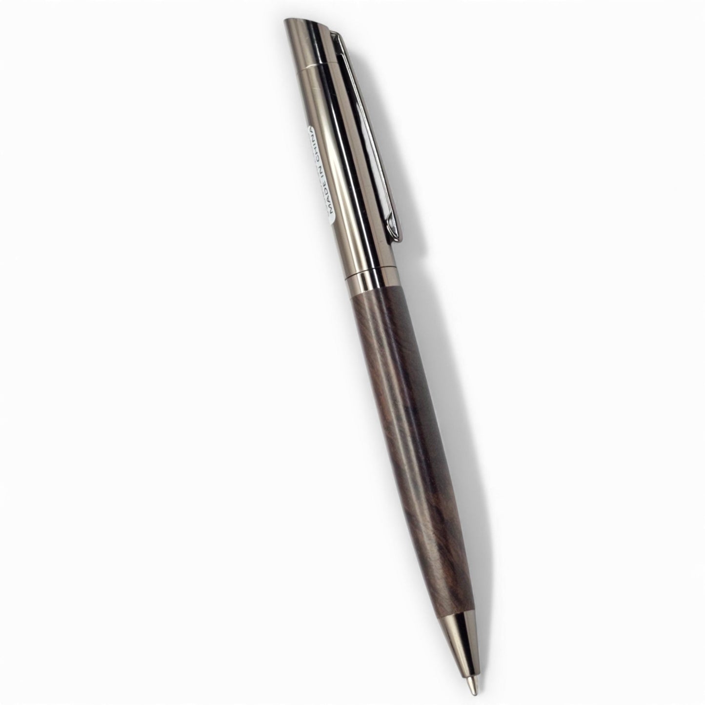Sophisticated Dark Wood & Gunmetal Executive Pen