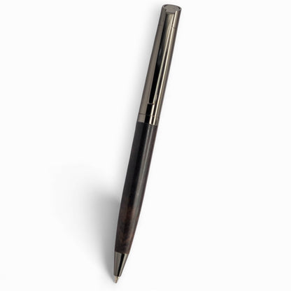 Sophisticated Dark Wood & Gunmetal Executive Pen