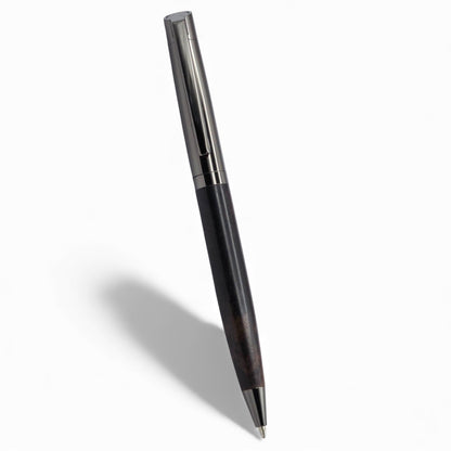 Sophisticated Dark Wood & Gunmetal Executive Pen