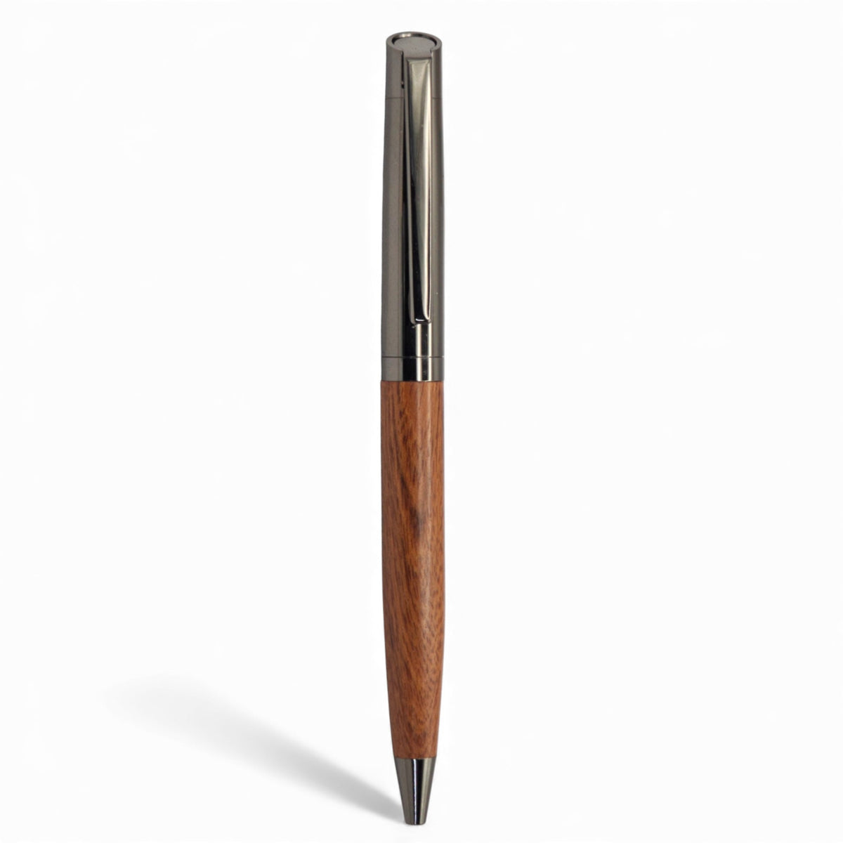 PAILI Sophisticated Dark Wood & Gunmetal Executive Pen