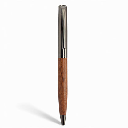 PAILI Sophisticated Dark Wood & Gunmetal Executive Pen