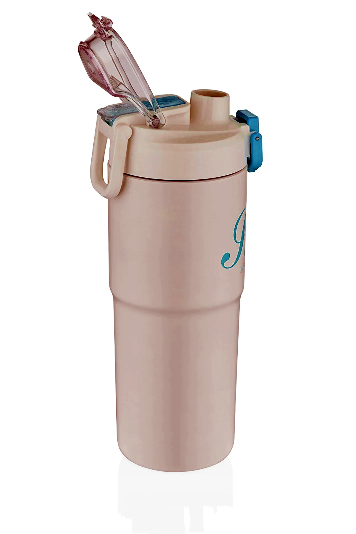 SHOTAY Premium Matte Sport Tumbler with Pop-Up Straw