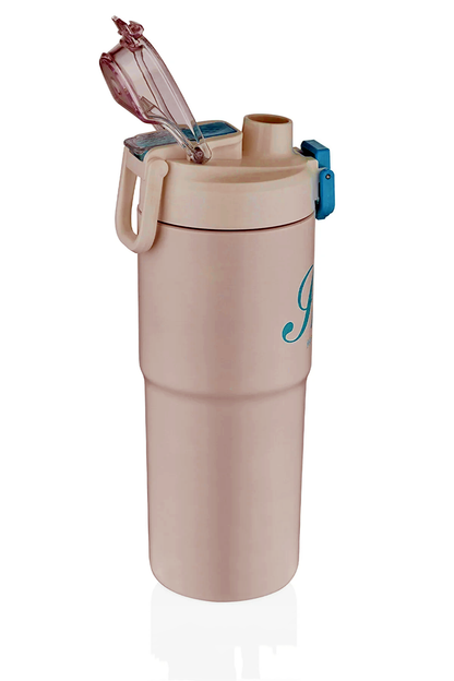 SHOTAY Premium Matte Sport Tumbler with Pop-Up Straw