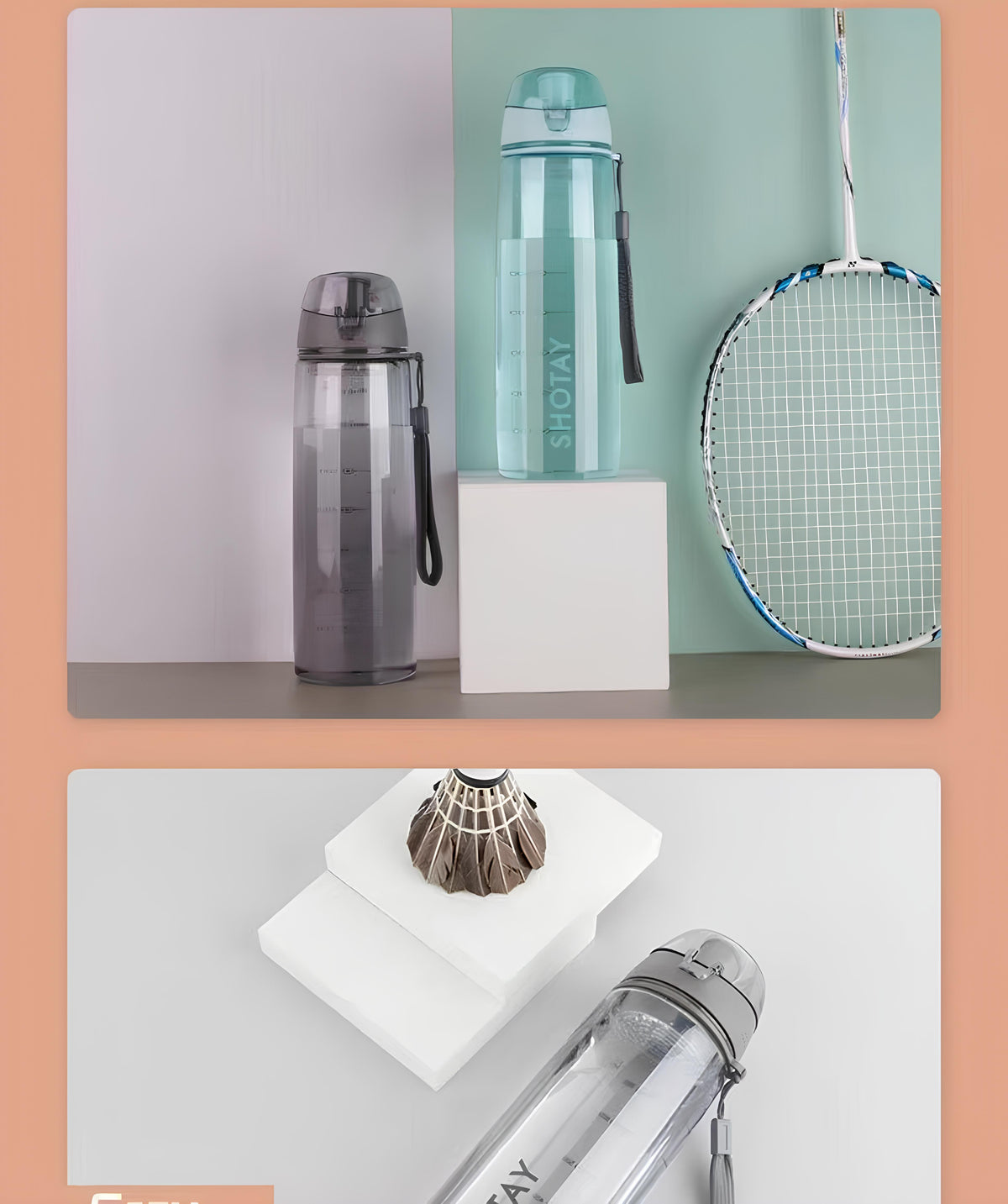 SHOTAY Flip-Top Bottle For Gym, Office ST 6900- 820ML