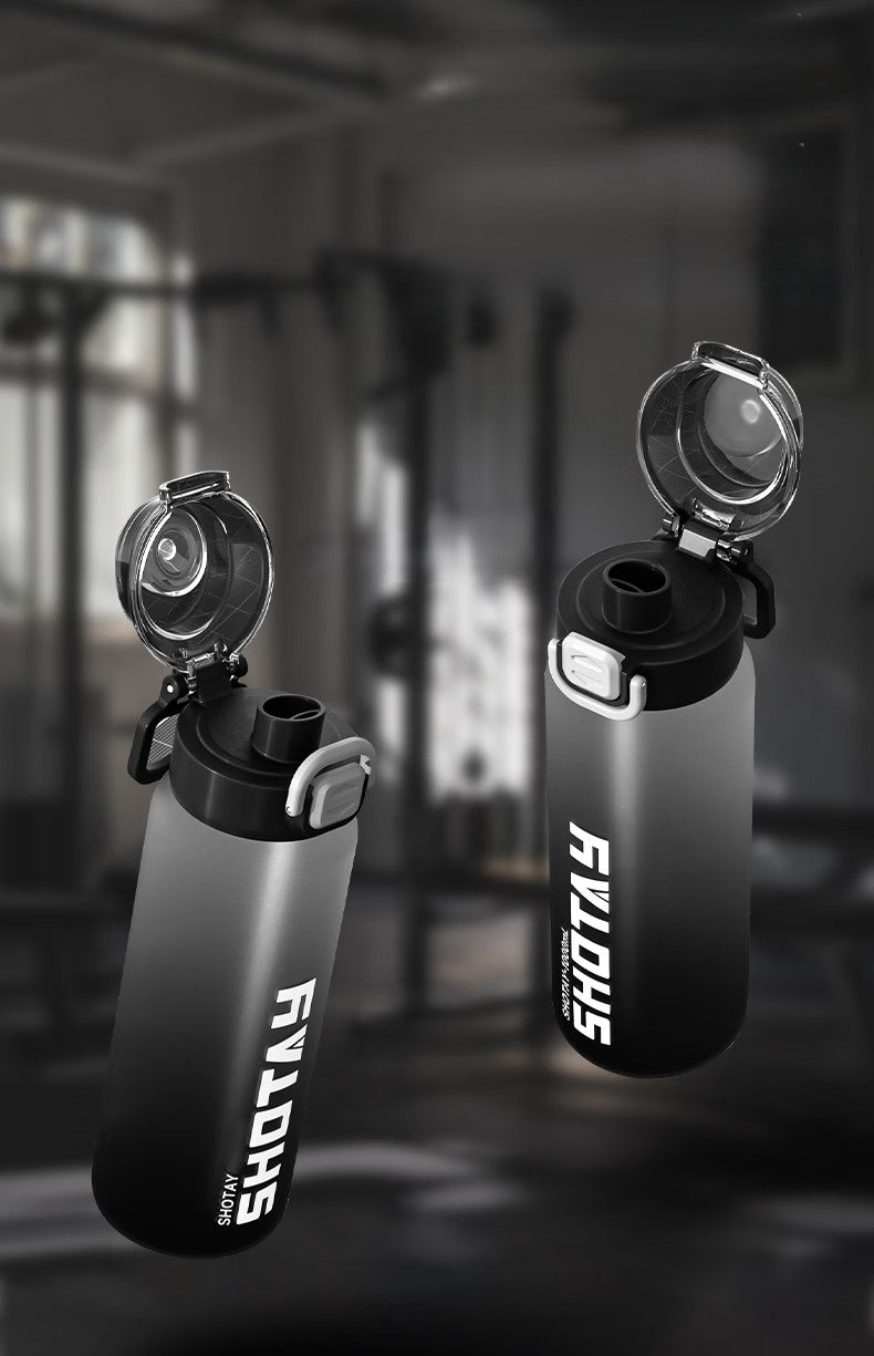 SHOTAY Matte Gradient Dual-Drink Sports Water Bottle ST 7259- 800ML