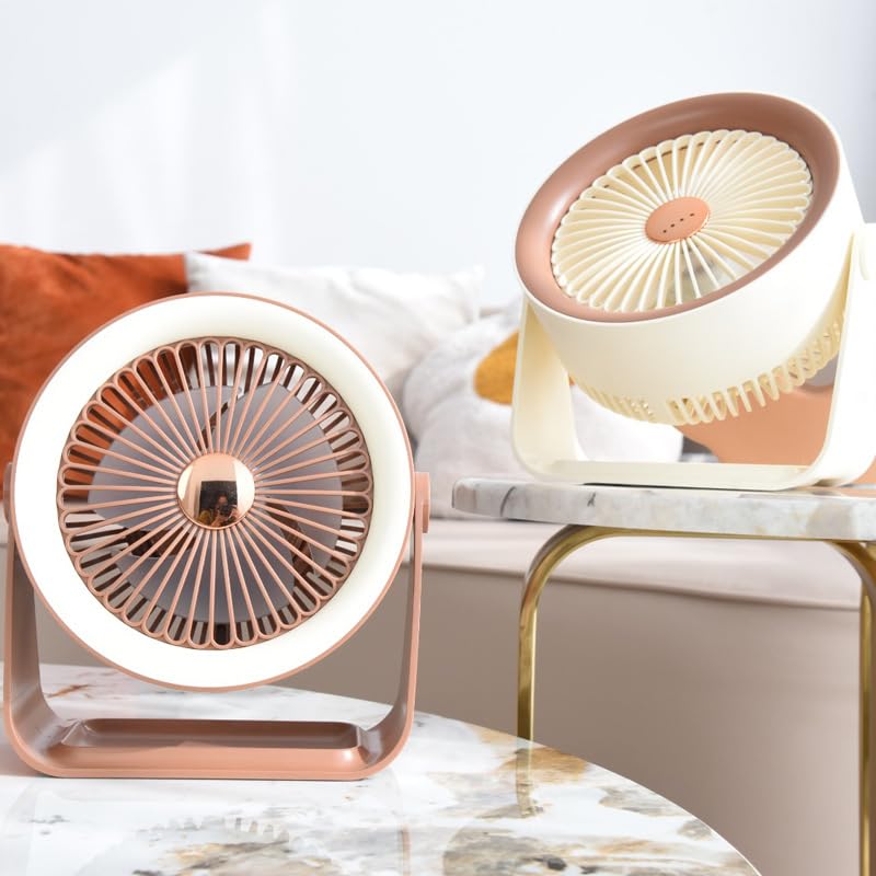USB Rechargeable Mini Portable Hand Fan With Noise Cancelling Design Battery Operated Personal Fan for Women,Office,Travel,Mini USB Desk Fan for Home...