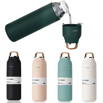Premium Portable Stainless Steel Vacuum Thermos