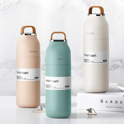 Premium Portable Stainless Steel Vacuum Thermos