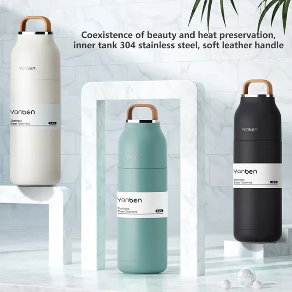 Premium Portable Stainless Steel Vacuum Thermos
