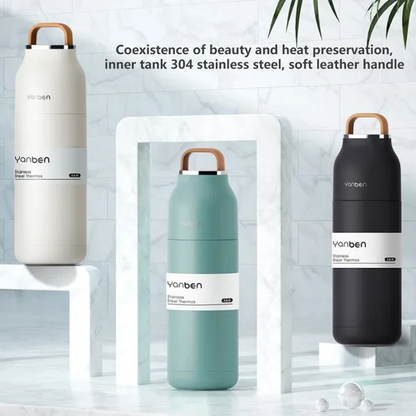 Premium Portable Stainless Steel Vacuum Thermos