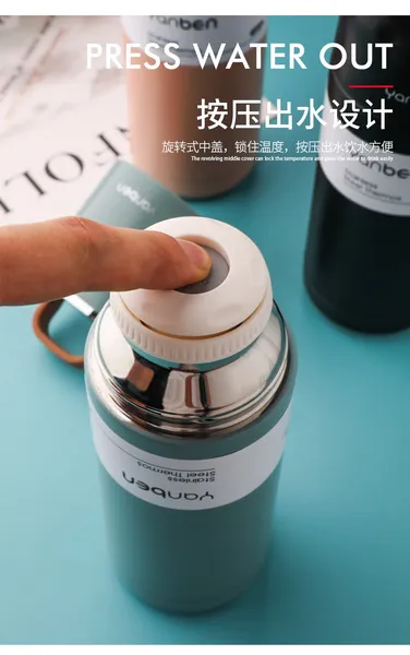 Premium Portable Stainless Steel Vacuum Thermos