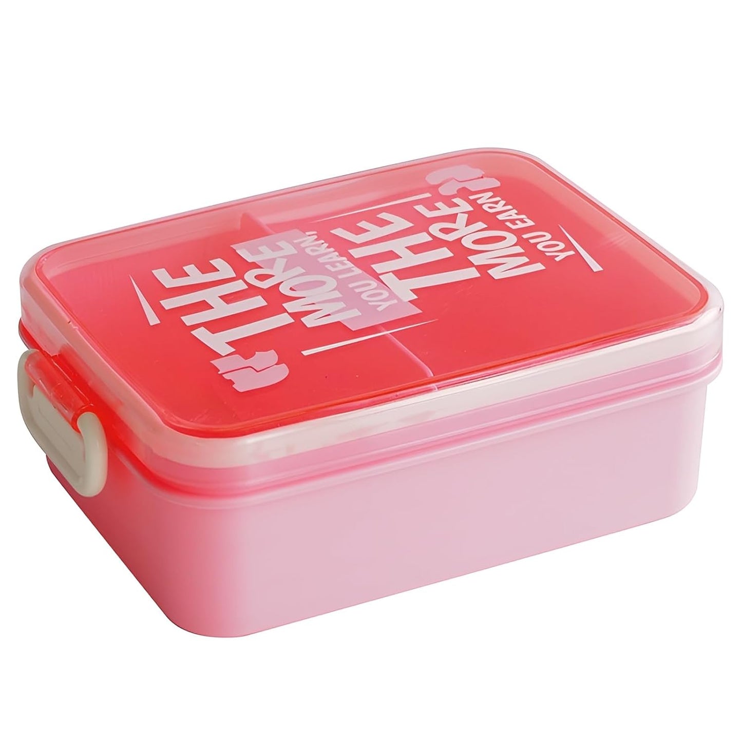 Lunch Box for Kids - Lunch Box for Kids, Tiffin Box, Bento Lunch Box with Fork, Lunch Box for Office Women & Men (600ML, Blue)