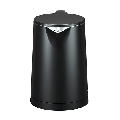 Electric Kettle, Black, Stainless Steel, 2 Litre Capacity, 1600W, Auto Cut-Off, 360 Degree Rotating Base, Safety Lock Lid (White,Black,Off White)
