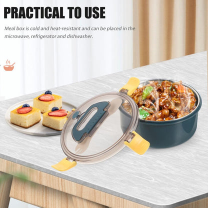 Thermal Stainless Steel 1000 ml Insulation Brunch Munch Box Tableware Set Portable Lunch Containers for Kid Adult Student Children Keep Food (800ML, Pink,Blue,Sky Blue)