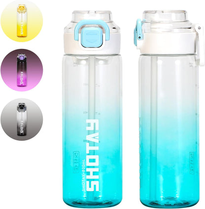 SHOTAY Gradient Dual-Drink Sports Water Bottle (800ml)ST 7256