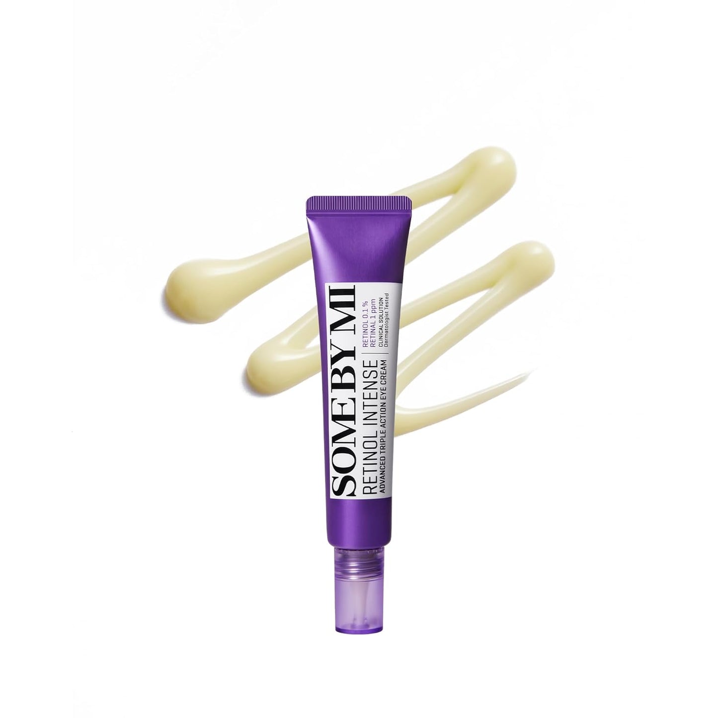 SOME BY MI Retinol Intense Advanced Triple Action Eye Cream -, 30ml - Fine Lines and Dark Circles Care for Sensitive Skin - Mild Retinol Under Eye Night Cream for Aging Signs - Korean Skin Care