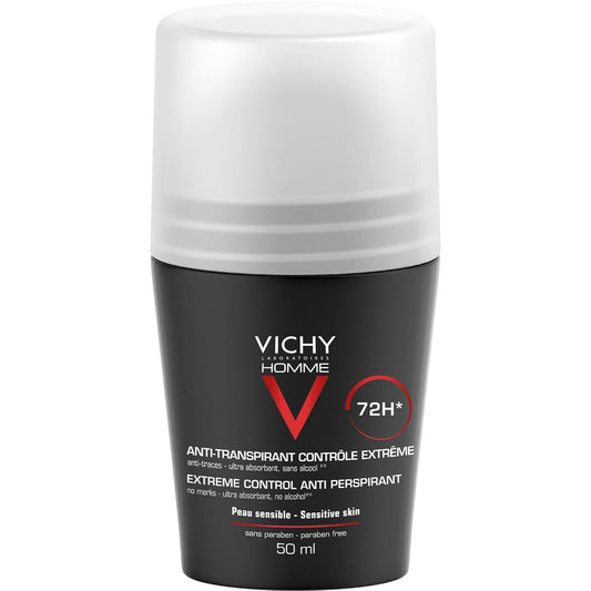 VICHY HOMME Roll-on Deodorant for Sensitive Skin 50ML 1.69 FL OZ