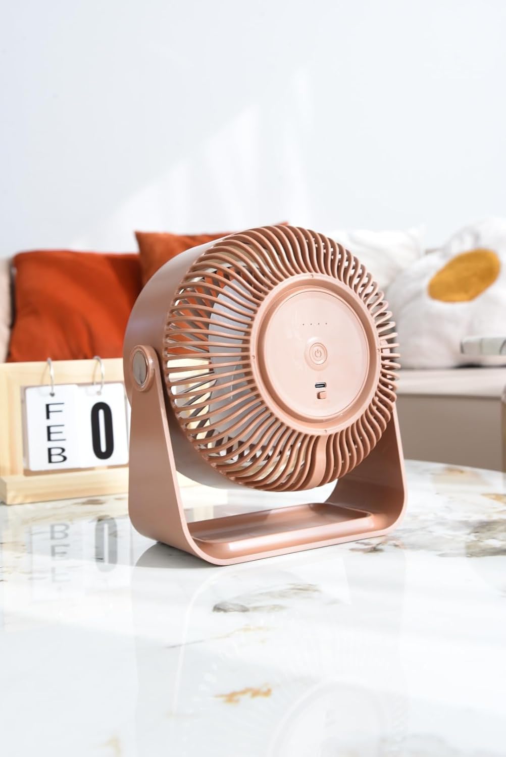USB Rechargeable Mini Portable Hand Fan With Noise Cancelling Design Battery Operated Personal Fan for Women,Office,Travel,Mini USB Desk Fan for Home...