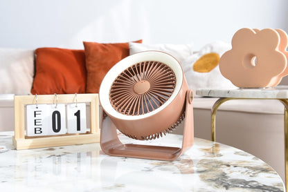 USB Rechargeable Mini Portable Hand Fan With Noise Cancelling Design Battery Operated Personal Fan for Women,Office,Travel,Mini USB Desk Fan for Home...