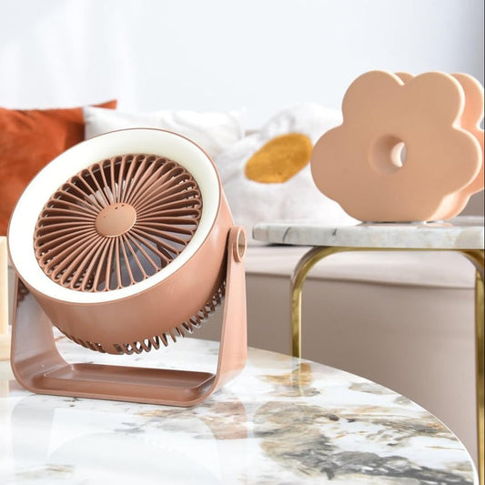 USB Rechargeable Mini Portable Hand Fan With Noise Cancelling Design Battery Operated Personal Fan for Women,Office,Travel,Mini USB Desk Fan for Home...