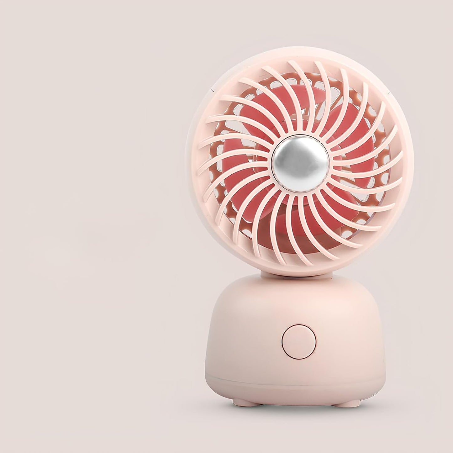 USB Rechargeable Mini Portable Hand Fan With Noise Cancelling Design Battery Operated Personal Fan for Women,Office,Travel,Mini USB Desk Fan for Home,Kitchen,Dining Room (XY-K57, 7 cm Diameter)