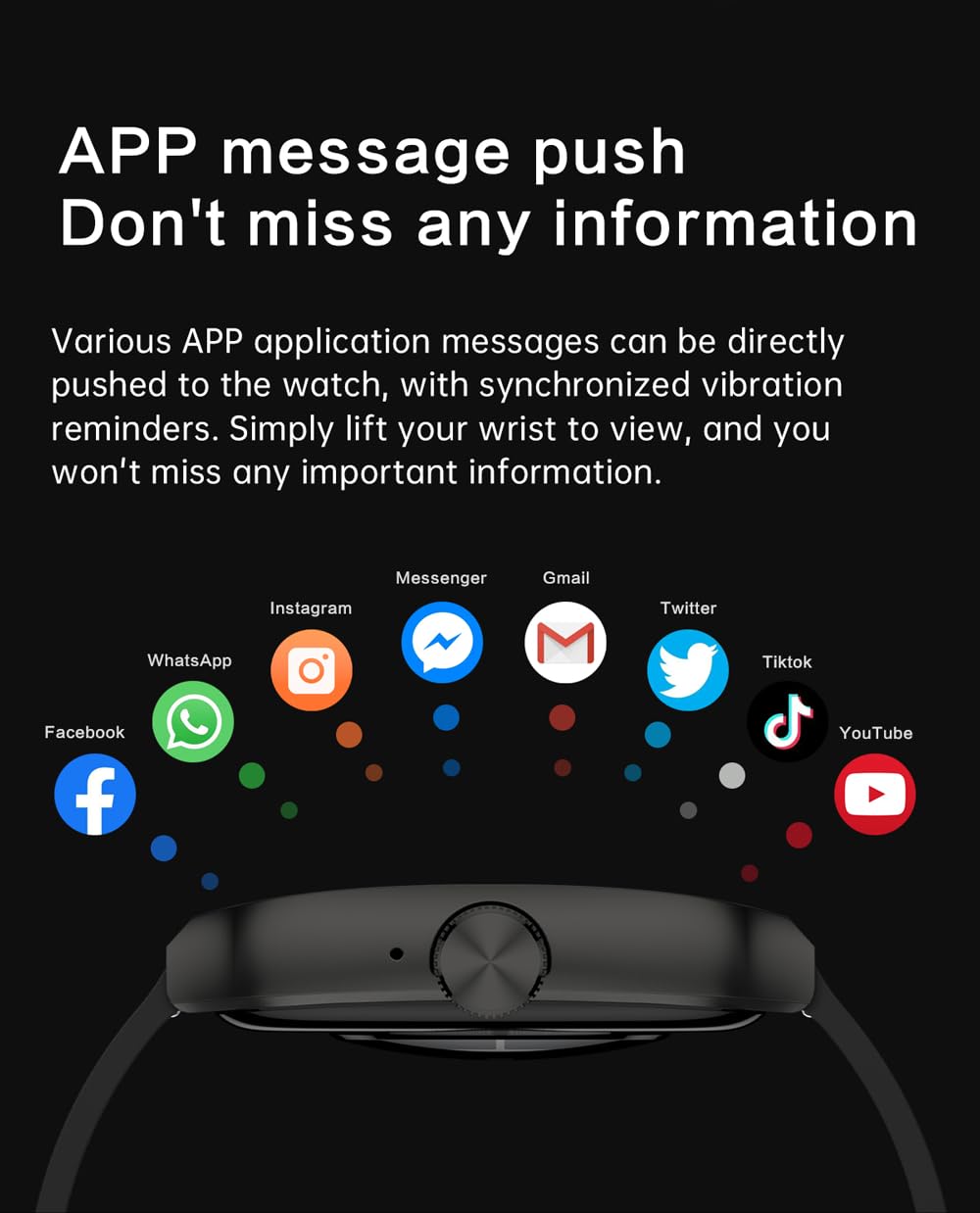 THE VENTI MediaTek Smart Watch 1.96inch Super AMOLED 3D Flexible Design Screen Bluetooth Calling Heart Rate IP67 Waterproof Smartwatch for Android iOS (1.96", Navy Blue)