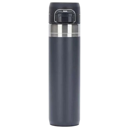 Venti Bliss Graphics 500 mL Stainless Steel|ss304| Vacuum Insulated Water Bottle, 12hrs Thermos Flask, Leak Proof, Wide Mouth & Strap, for Home, Office, Sports, School & Outdoor uses (Slim White)