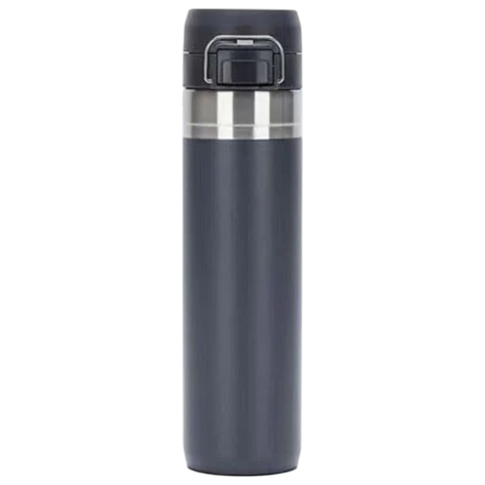 Venti Bliss Graphics 500 mL Stainless Steel|ss304| Vacuum Insulated Water Bottle, 12hrs Thermos Flask, Leak Proof, Wide Mouth & Strap, for Home, Office, Sports, School & Outdoor uses (Slim White)
