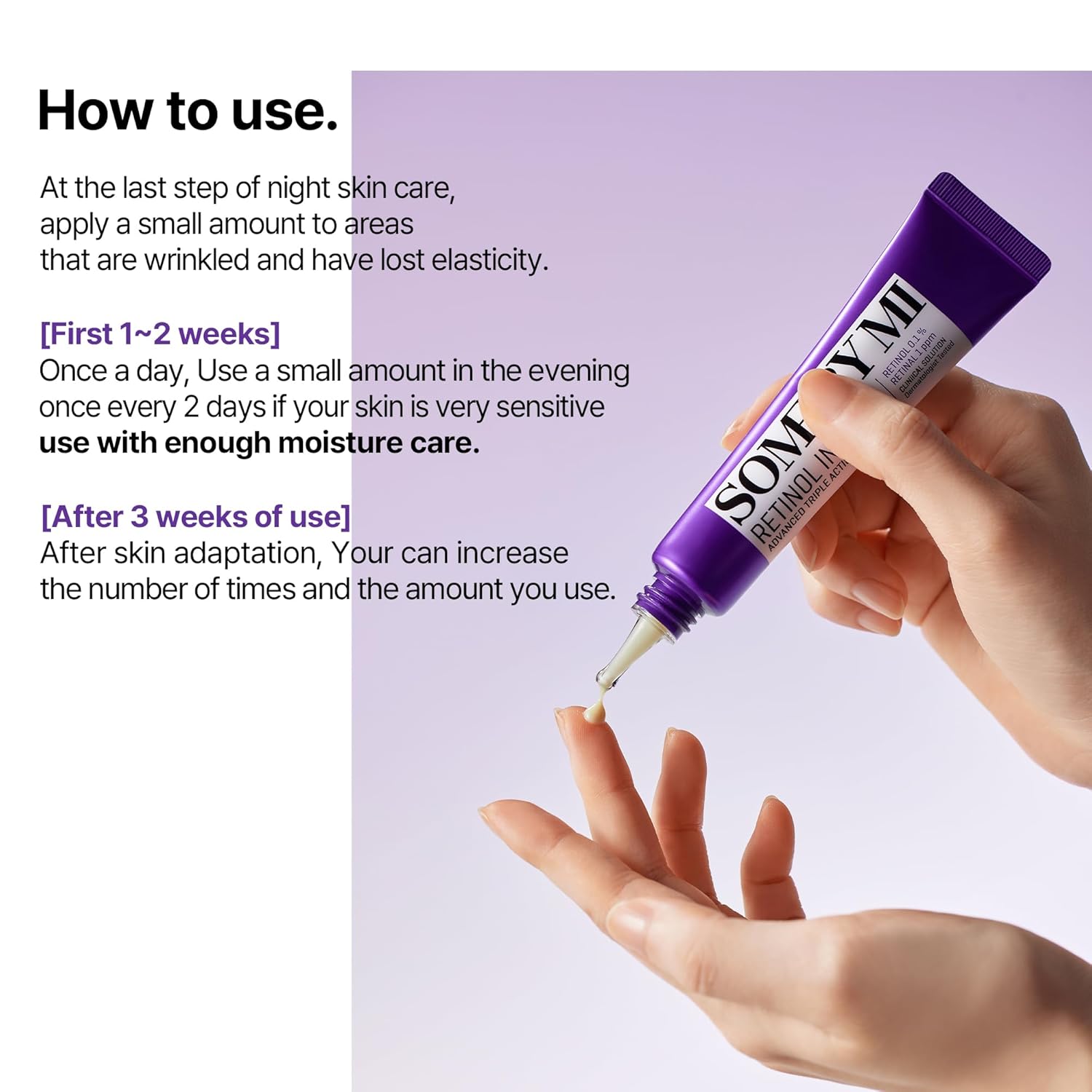 SOME BY MI Retinol Intense Advanced Triple Action Eye Cream -, 30ml - Fine Lines and Dark Circles Care for Sensitive Skin - Mild Retinol Under Eye Night Cream for Aging Signs - Korean Skin Care