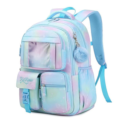 Backpack for School Girls Bags for Middle School Students -2231-Pink