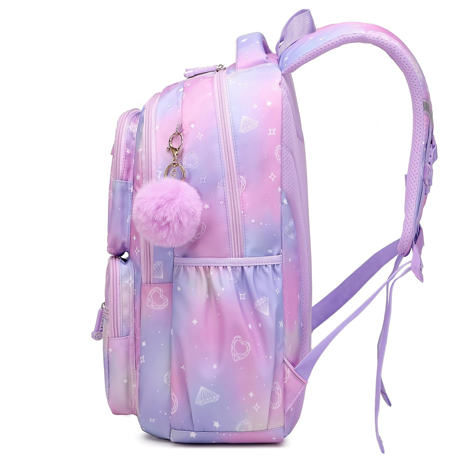 PIG PIG GIRL Kids Backpack for Girls School Bags for Middle School Students Book Bag for Elementary Primary School