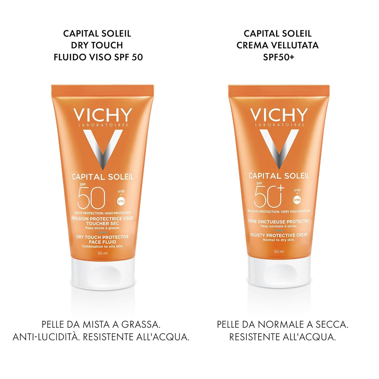 Vichy Ideal Soliel Spf 50 Mattifying Face Fluid Dry Touch 50ml