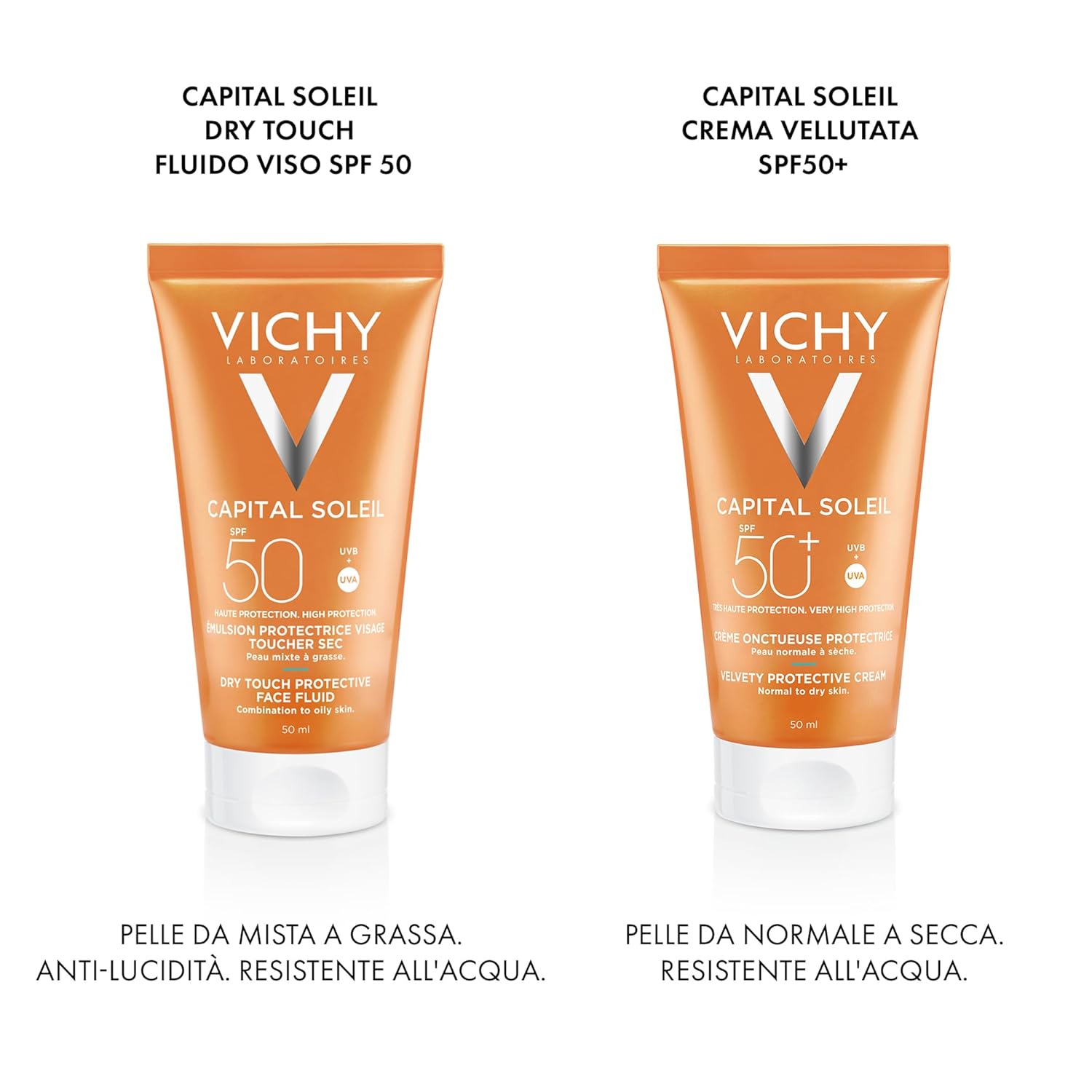 Vichy Ideal Soliel Spf 50 Mattifying Face Fluid Dry Touch 50ml