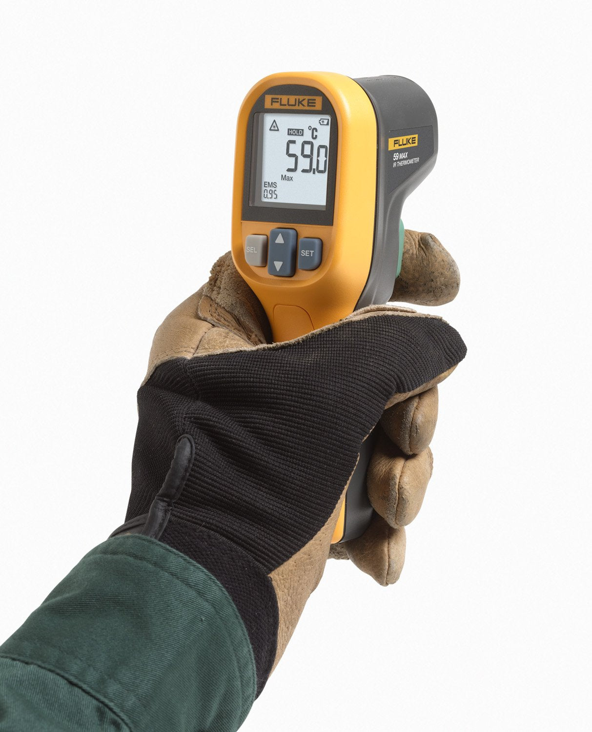 Fluke Plastic 59 Max Infrared Thermometer,Pack Of 1