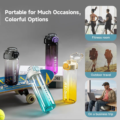 SHOTAY Gradient Dual-Drink Sports Water Bottle (800ml)ST 7256