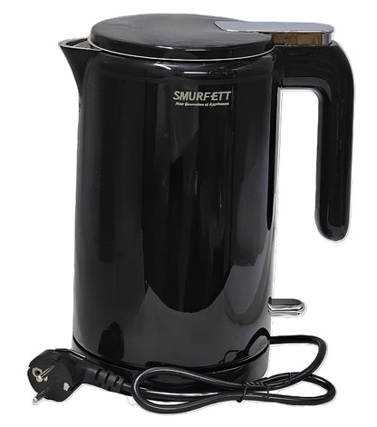 Electric Kettle HAERS Thermosteel Carafe 24 Hours Hot and Cold, 2000 ml, Silver | Rust Proof | Double Walled | Easy to Carry | Food Grade | Tea | Coffee | Juice , 1.7Litre)
