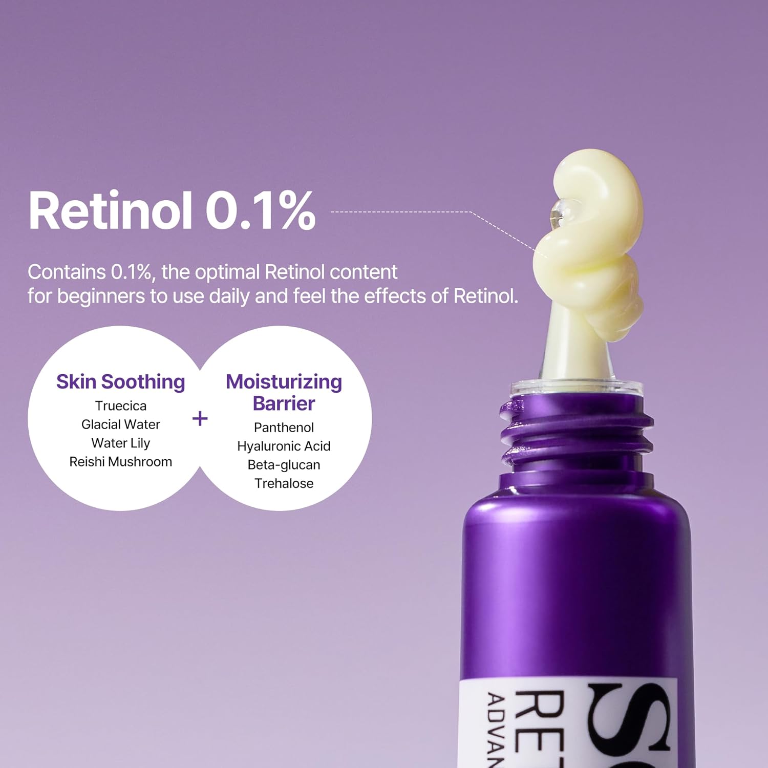 SOME BY MI Retinol Intense Advanced Triple Action Eye Cream -, 30ml - Fine Lines and Dark Circles Care for Sensitive Skin - Mild Retinol Under Eye Night Cream for Aging Signs - Korean Skin Care