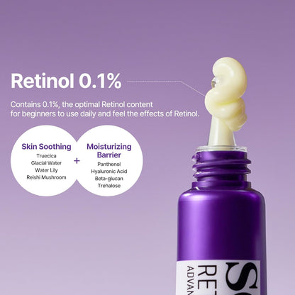 SOME BY MI Retinol Intense Advanced Triple Action Eye Cream -, 30ml - Fine Lines and Dark Circles Care for Sensitive Skin - Mild Retinol Under Eye Night Cream for Aging Signs - Korean Skin Care