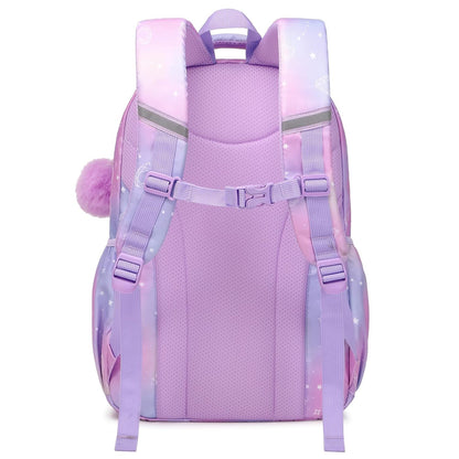 PIG PIG GIRL Kids Backpack for Girls School Bags for Middle School Students Book Bag for Elementary Primary School