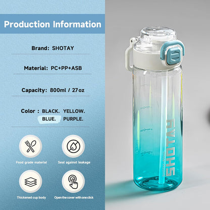 SHOTAY Gradient Dual-Drink Sports Water Bottle (800ml)ST 7256