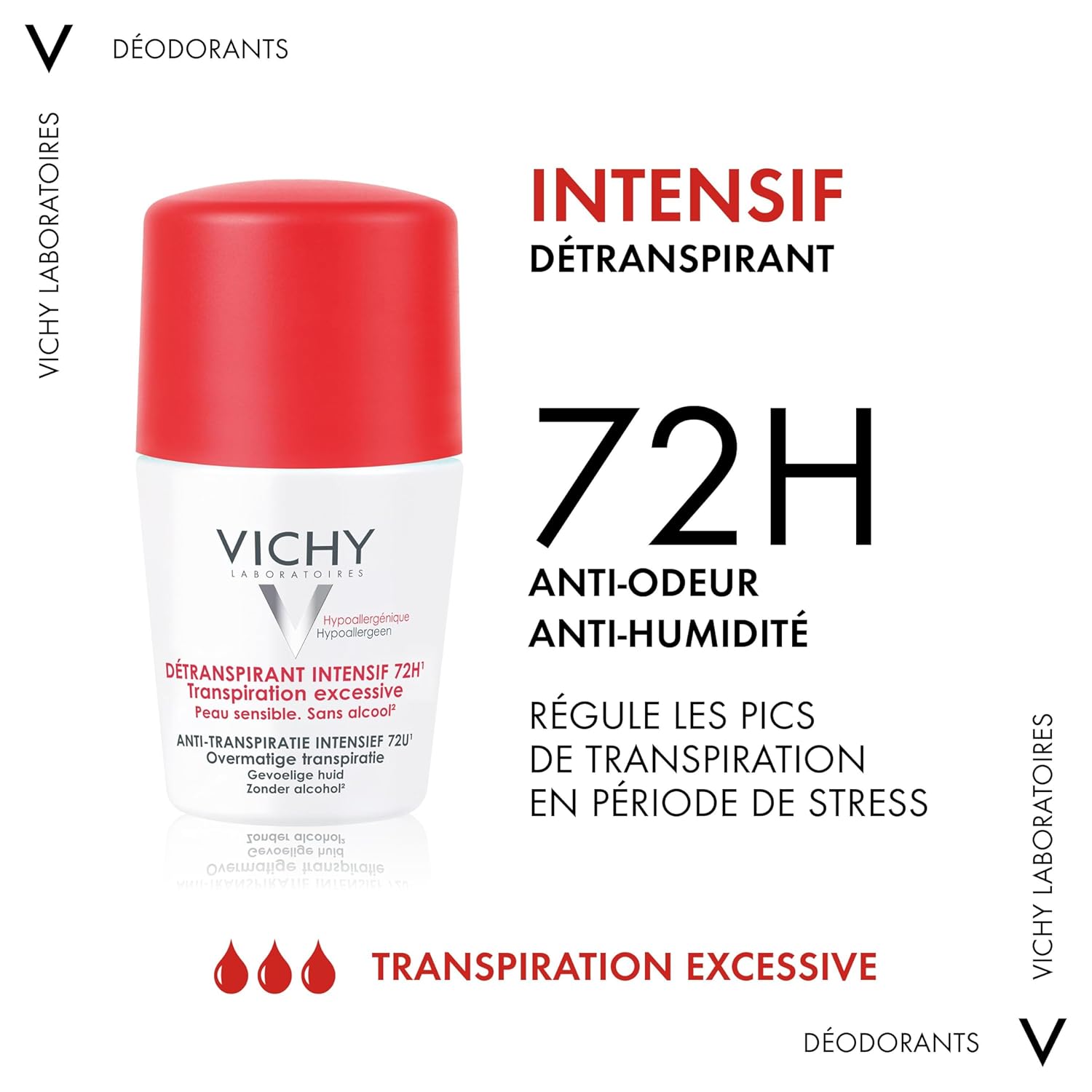 Vichy Stress Resist Intensive Antiperspirant 72H Excessive Perspiration 50ml