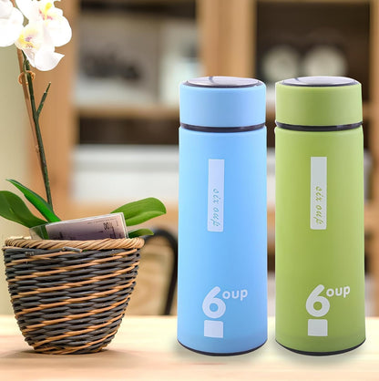 Venti Flower Water Bottle for Kids – Cute and Stylish Water Bottle with Anti-Leak Proof Cap, School Water Bottle for Kids, Boys and Girls (Pack of 2)(Random Colour Will be Shipped)